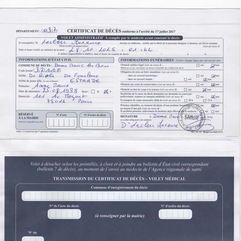 Photo de Madame Anne Marie DE RIOLS DE FONCLARE